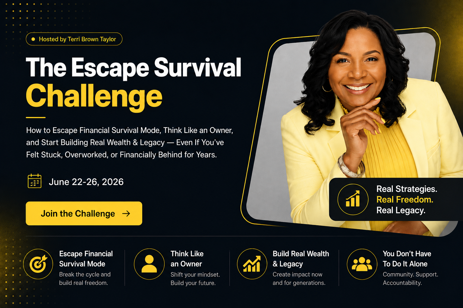 The Escape Survival Challenge — June 22–26, 2026